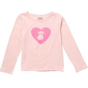 Koala Heart Long Sleeve Graphic Print Shirt NEW WITH TAGS size 5